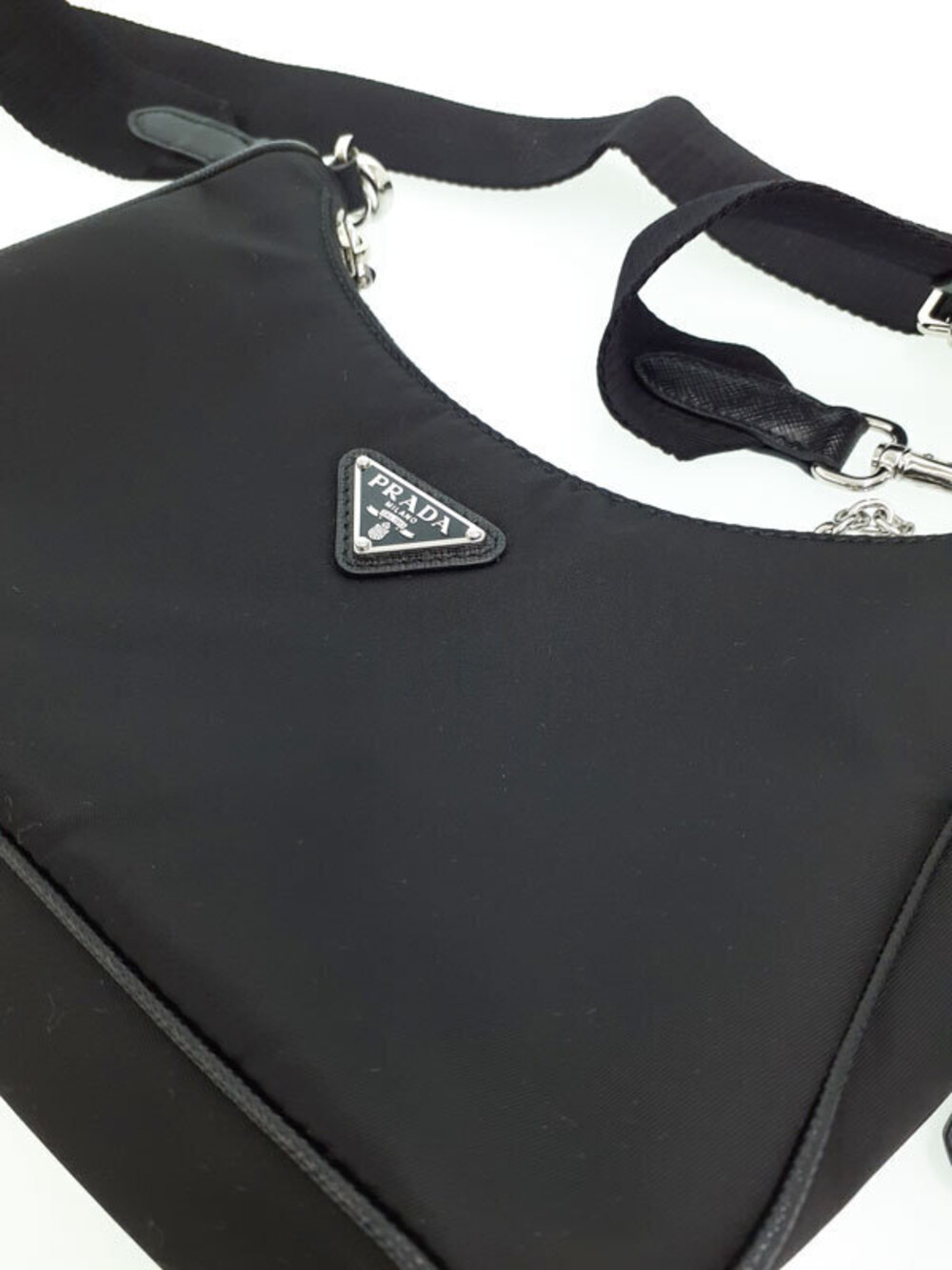 Prada ReEdition ReNylon Black 2005 Bag Chain - Picture 6 of 9